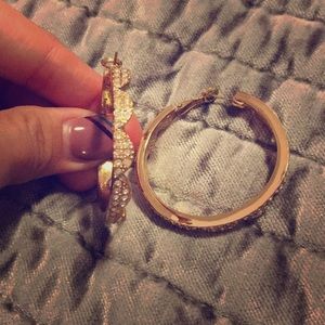 Kate Spade Scalloped Hoop Earrings